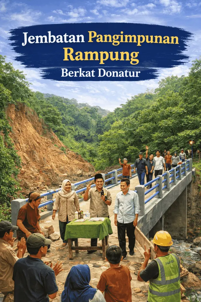 Berkat Donatur Jembatan Pangimpunan Jampangkulon